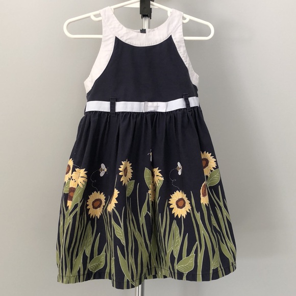 Vintage Gymboree Sunflower Dress Size 2T - Picture 1 of 5